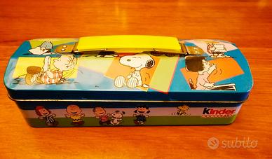 Scatola in latta e puzzle Peanuts Kinder