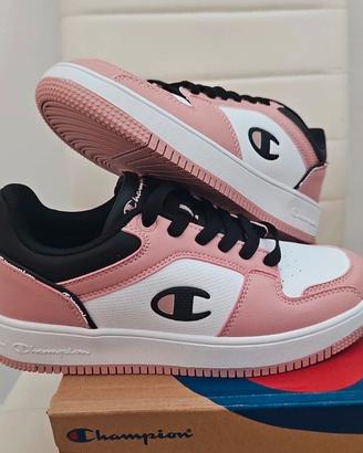 Sneakers Champion Rebound 2.0 Low Nero/Rosa/Bianco