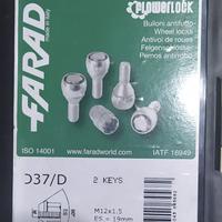 Kit bulloni antifurto Farad FLOWER LOCK D37/D