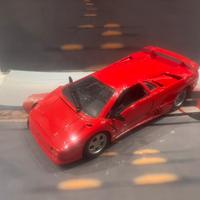 Lamborghini diablo scala 1/18 maisto rossa