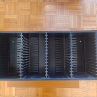 Mobiletto porta CD DVD legno plastica