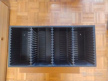 Mobiletto porta CD DVD legno plastica