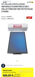 Bollitore solare scaldaacqua Pleion come nuovo
