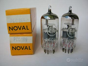 PCC189 Tungsram Matched pair ECC88 E88CC