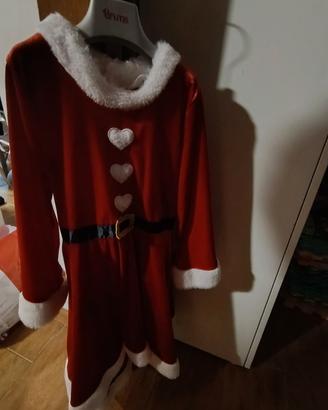 Vestito Babbo Natale Bimba