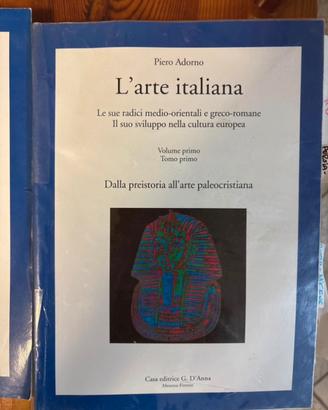 Libri l’arte italiana : Tomo primo e secondo