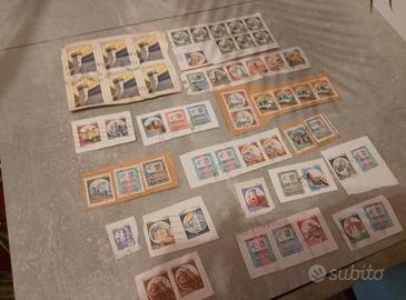 Lotto francobolli vintage castelli
