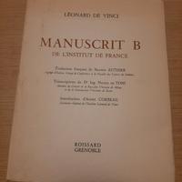 Manoscritto B francese  italiano Leonardo da vinci
