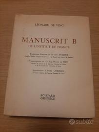 Manoscritto B francese  italiano Leonardo da vinci
