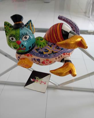 gatto colorato