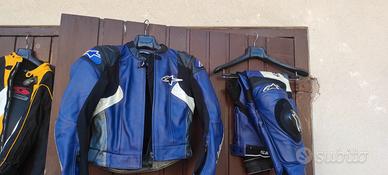 3 Giacca e  1 pantaloni da moto + stivali