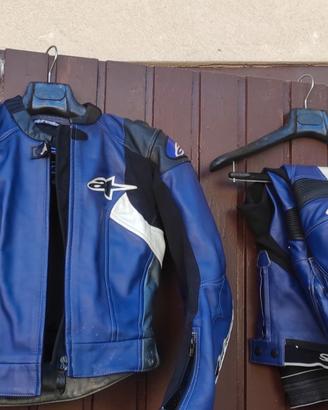 3 Giacca e  1 pantaloni da moto + stivali