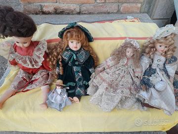 Bambole di porcellana Vintage