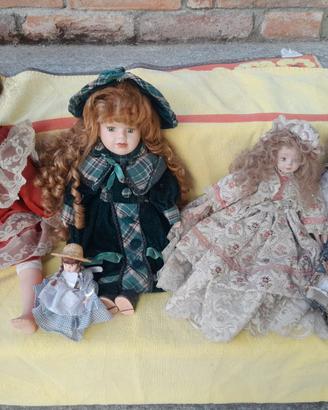 Bambole di porcellana Vintage