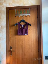 Top sportivo viola melanzana fgm04