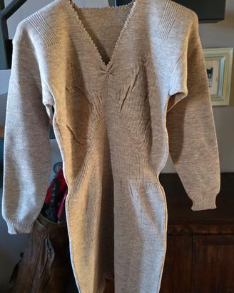 vestito donna manica lunga vintage