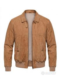 Giacca in Pelle scamosciata Vintage Mc Laine
