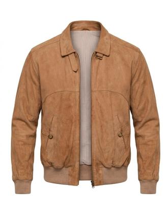 Giacca in Pelle scamosciata Vintage Mc Laine