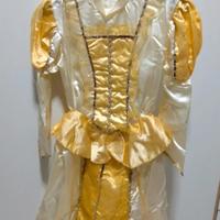 vestito carnevale bimba la principessa anni 5/6 