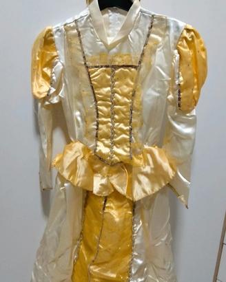 vestito carnevale bimba la principessa anni 5/6 