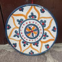 Piatto decorativo arte Maiolica