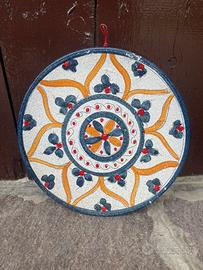 Piatto decorativo arte Maiolica