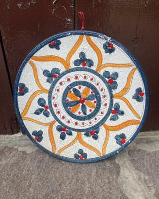 Piatto decorativo arte Maiolica