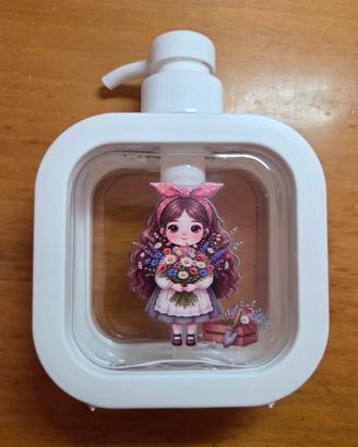 Flacone dispenser sapone bimba. Nuovo!