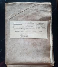 CARTA ISTUTUTO GEOGRAFICO MILITARE-1883