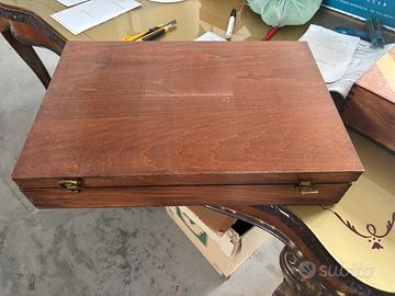 N.7 Cassette grandi in legno porta bottiglie