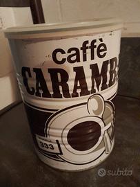 SCATOLA DI LATTA CAFFE’ CARAMBA VINTAGE