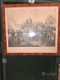 litografia con cornice