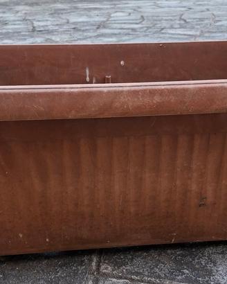 Vaso in plastica molto resistente