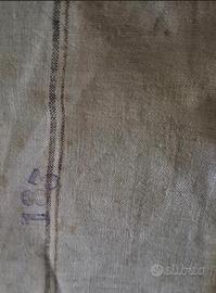 Stock di 10 15 kg di tela antica grezza  (canapa)