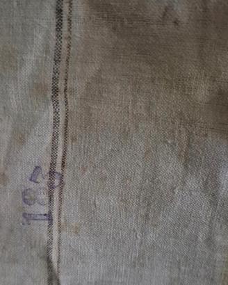 Stock di 10 15 kg di tela antica grezza  (canapa)