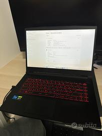 Notebook MSI GF63 Thin 11SC