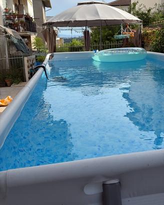 piscina Bestway rettangolare 4,88 x 2,44 x 1,22 m