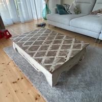 Tavolo salotto legno shabby chic