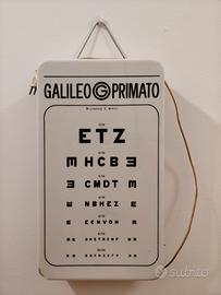 Insegna vintage Ottotipo Galileo Primato anni60-70
