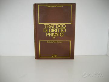 Libro trattato diritto privato Rescigno volume I