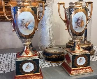 coppia di vasi antichi Royal Vienna epoca 1800