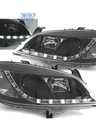FARI PER OPEL ASTRA G 97-04 LUCE DIURNA NERI