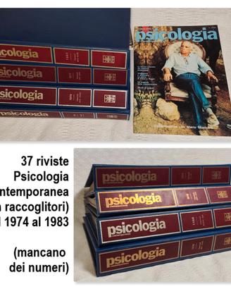 37 riviste vintage Psicologia Contemporanea 74 83.