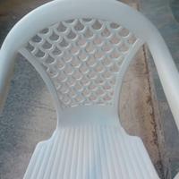 12 sedie da giardino Progarden in polipropilene