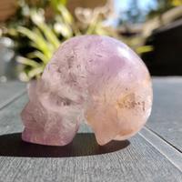 Teschio di Cristallo 116g Ametista Minerale Chakra