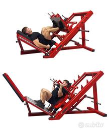 Leg Press Hack Squat Machine - Professionale