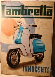 quadro stampa lambretta 