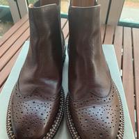 Stivaletti vitello testa di moro