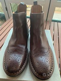 Stivaletti vitello testa di moro