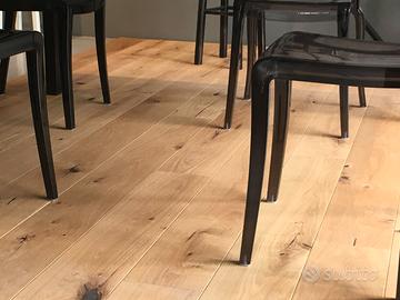 Stock parquet rovere naturale oliato rustico